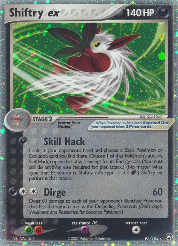 97 Shiftry ex – Power Keepers