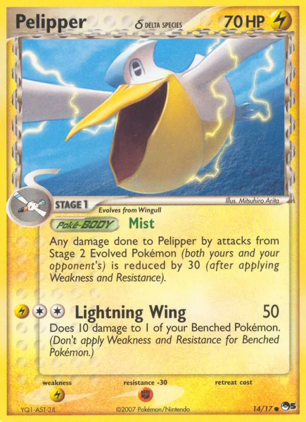 14-H Pelipper δ – POP Series 5