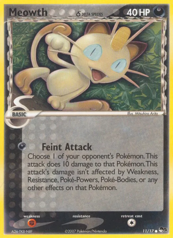 11 Meowth δ – POP Series 5