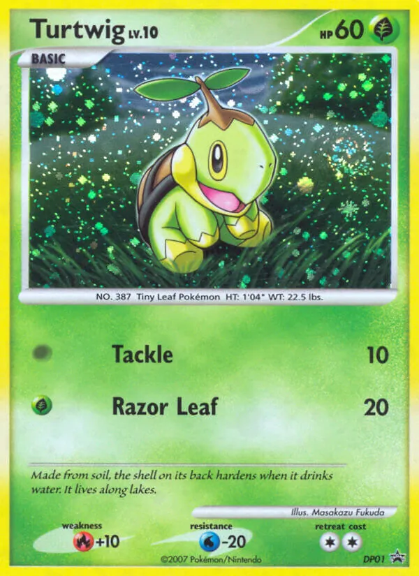 DP01 Turtwig – DP Black Star Promos