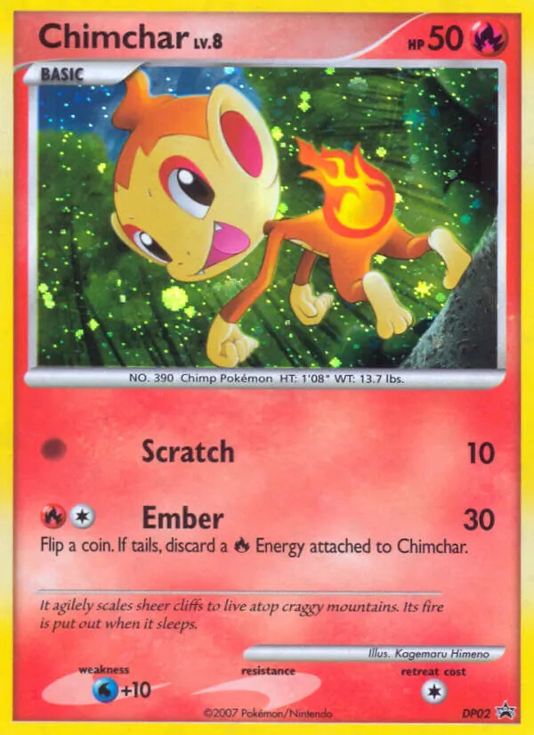 DP02 Chimchar – DP Black Star Promos