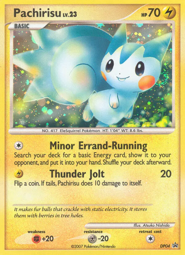 DP04 Pachirisu – DP Black Star Promos