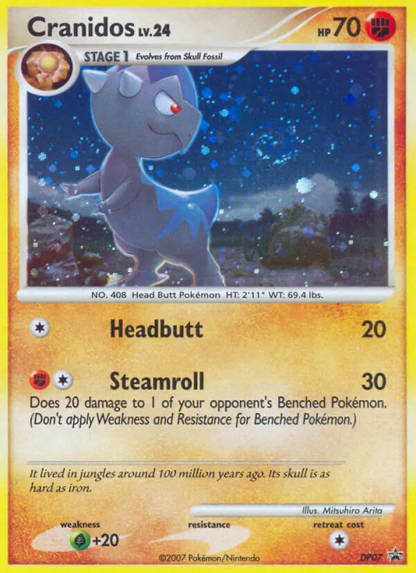 DP07 Cranidos – DP Black Star Promos