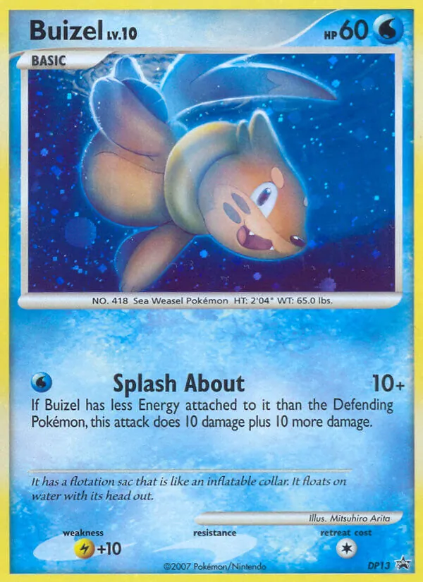 DP13 Buizel – DP Black Star Promos