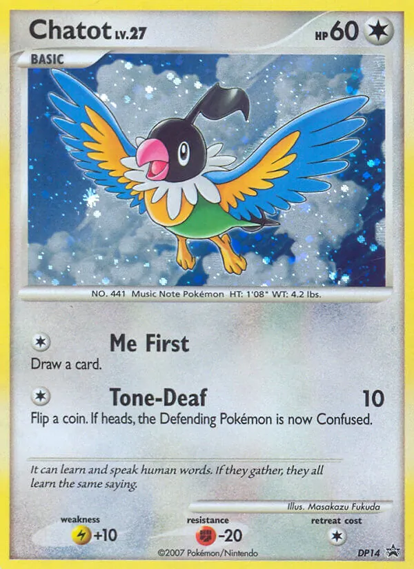 DP14 Chatot – DP Black Star Promos