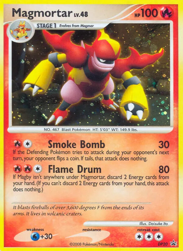 DP20 Magmortar – DP Black Star Promos