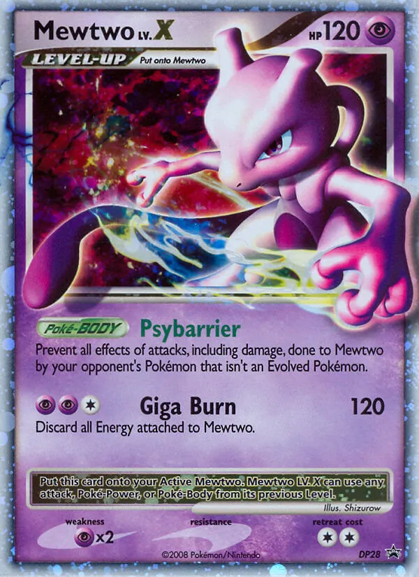 DP28 Mewtwo – DP Black Star Promos