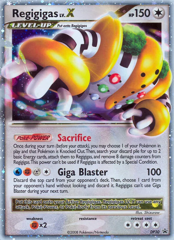 DP30 Regigigas – DP Black Star Promos