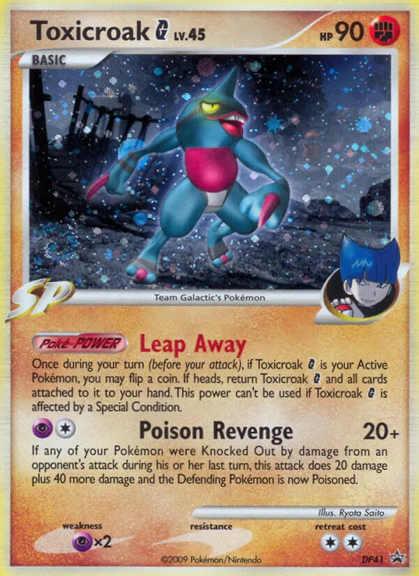 DP41 Toxicroak G – DP Black Star Promos