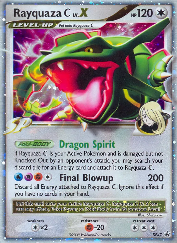 DP47 Rayquaza C – DP Black Star Promos