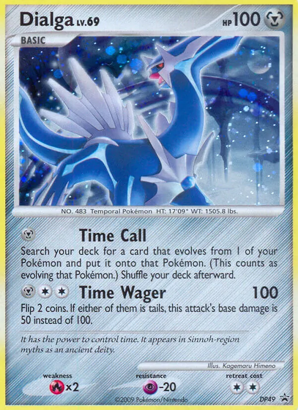 DP49 Dialga – DP Black Star Promos