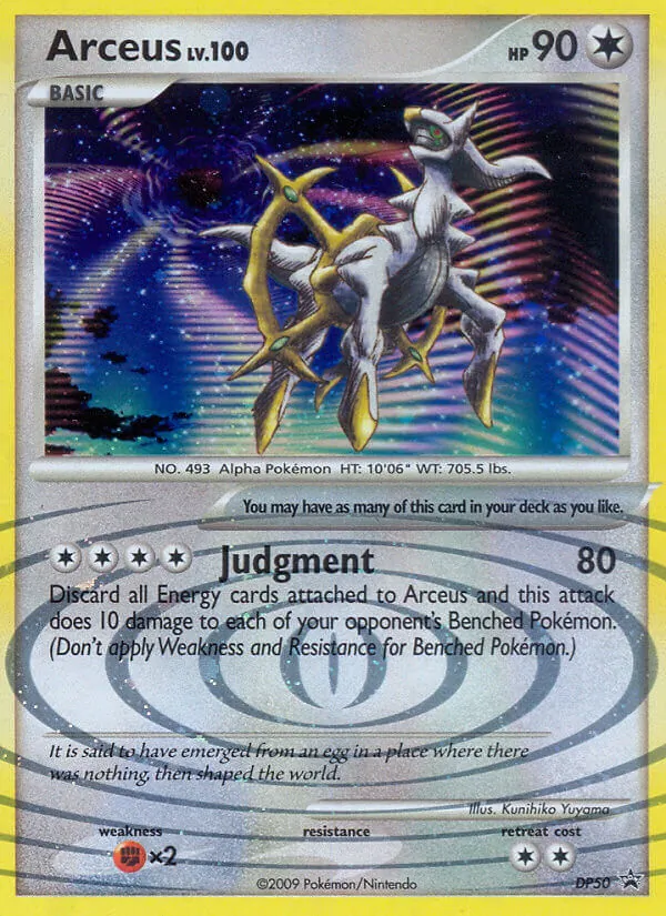 DP50 Arceus – DP Black Star Promos