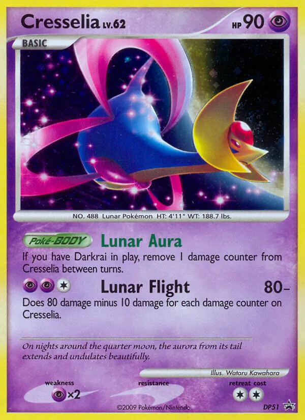 DP51 Cresselia – DP Black Star Promos