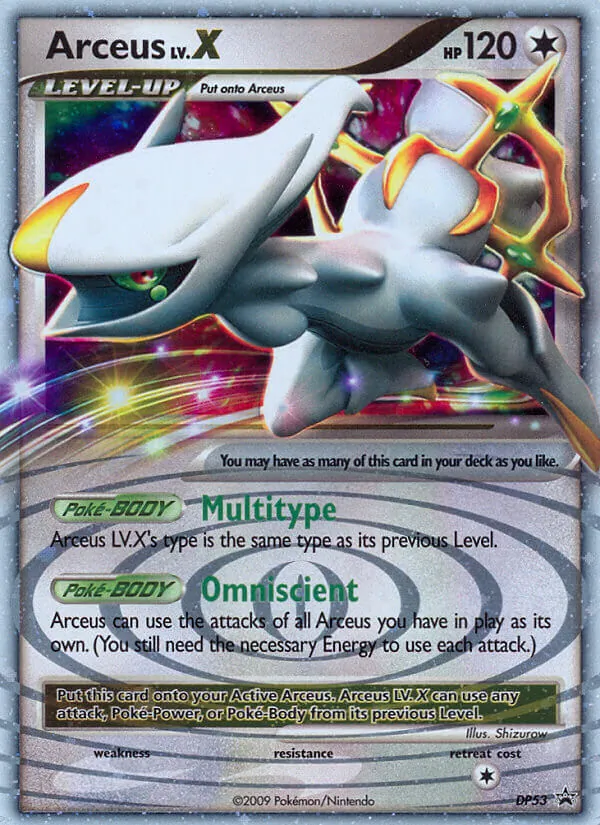 DP53 Arceus – DP Black Star Promos