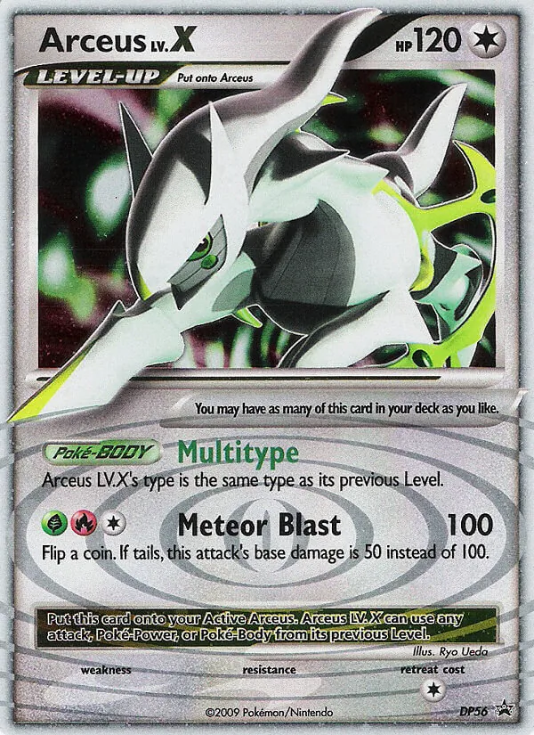DP56 Arceus – DP Black Star Promos