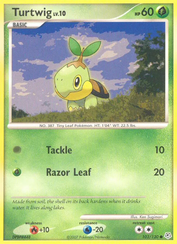 103-normal-distributormeeting Turtwig (Distributor Meeting stamp) – Diamond & Pearl