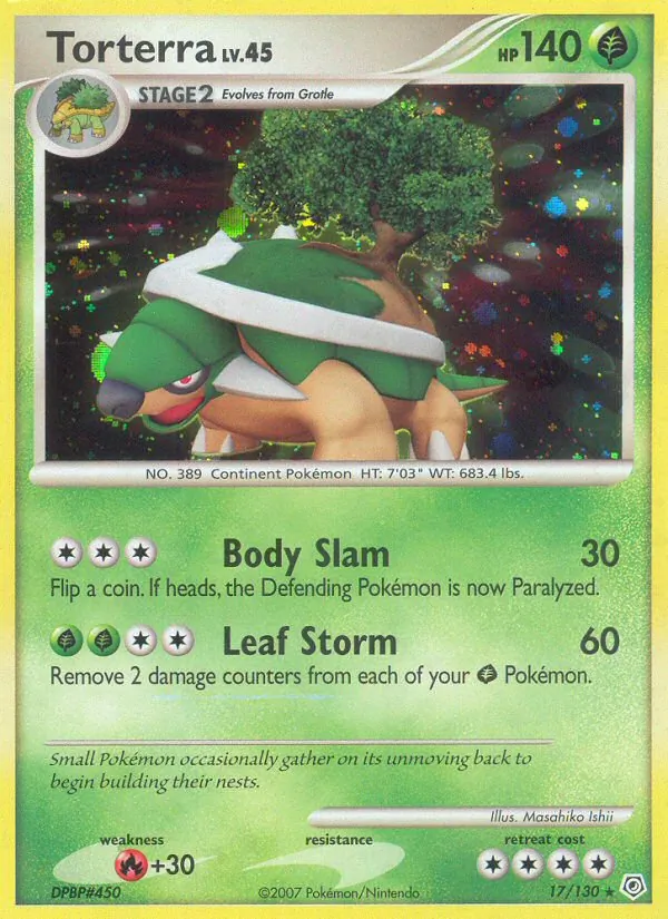 17 Torterra – Diamond & Pearl