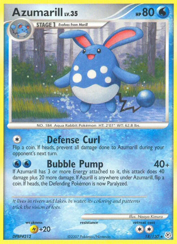 18 Azumarill – Diamond & Pearl
