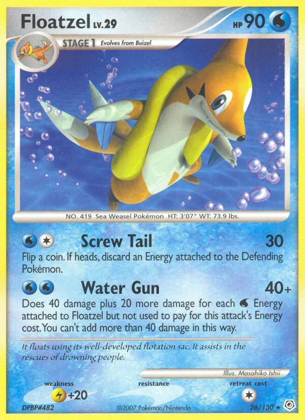 26 Floatzel – Diamond & Pearl