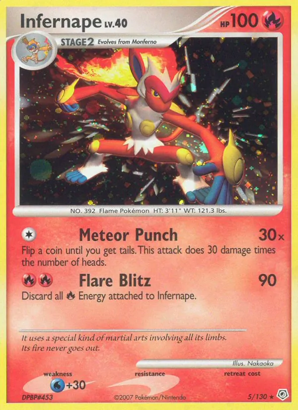 5 Infernape – Diamond & Pearl