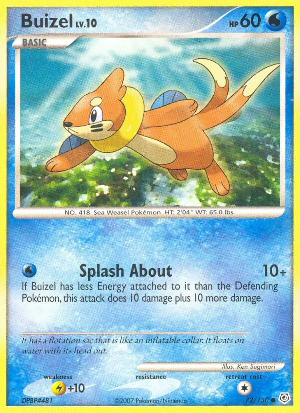 72 Buizel – Diamond & Pearl