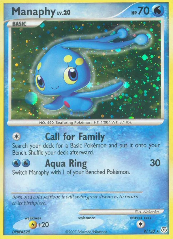 9 Manaphy – Diamond & Pearl