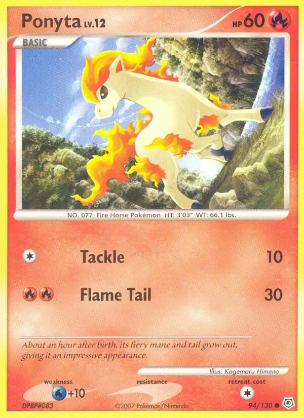 94 Ponyta – Diamond & Pearl