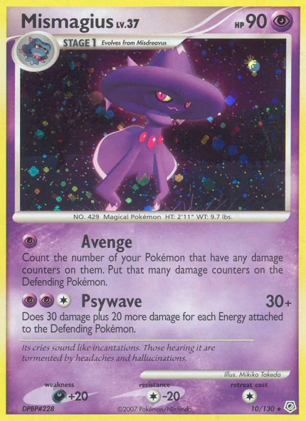 10-RH Mismagius – Diamond & Pearl