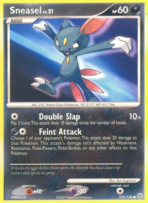 100-RH Sneasel – Diamond & Pearl