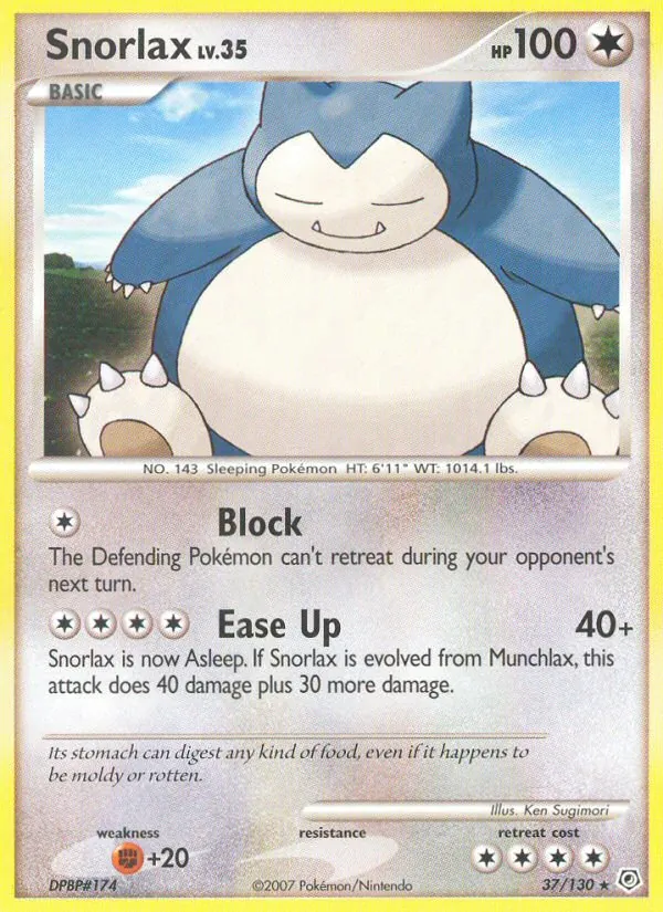 37-RH Snorlax – Diamond & Pearl