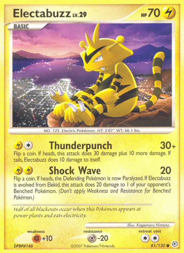 81-RH Electabuzz – Diamond & Pearl