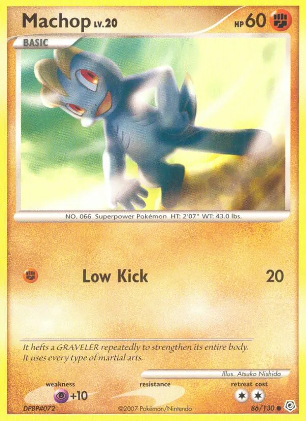 86-RH Machop – Diamond & Pearl