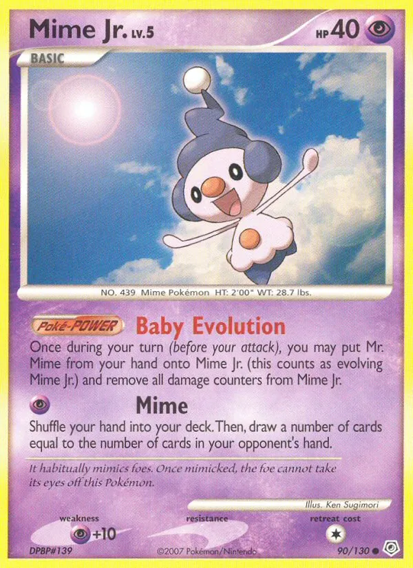 90-RH Mime Jr. – Diamond & Pearl