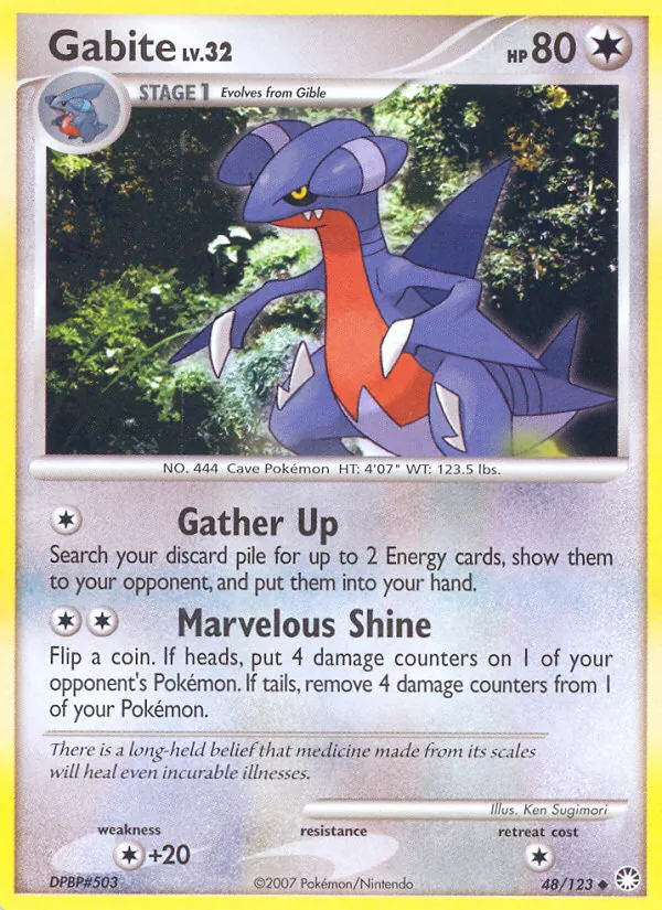 48-normal-prerelease Gabite (Prerelease stamp) – Mysterious Treasures