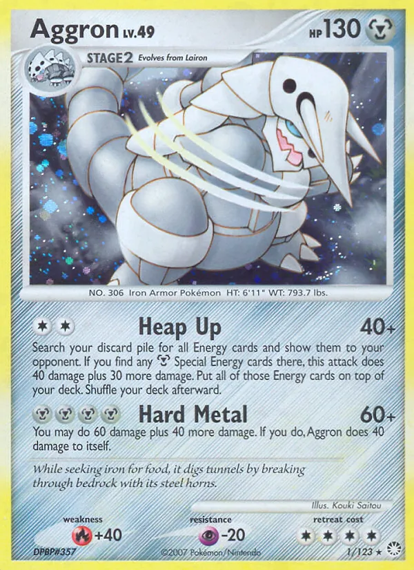 1 Aggron – Mysterious Treasures
