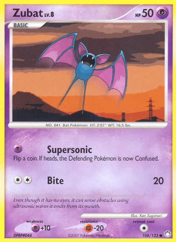 108 Zubat – Mysterious Treasures