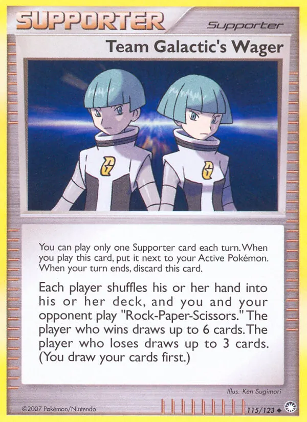 115 Team Galactic's Wager – Mysterious Treasures