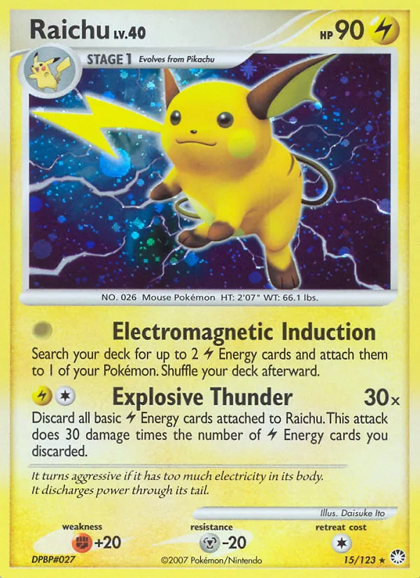 15 Raichu – Mysterious Treasures