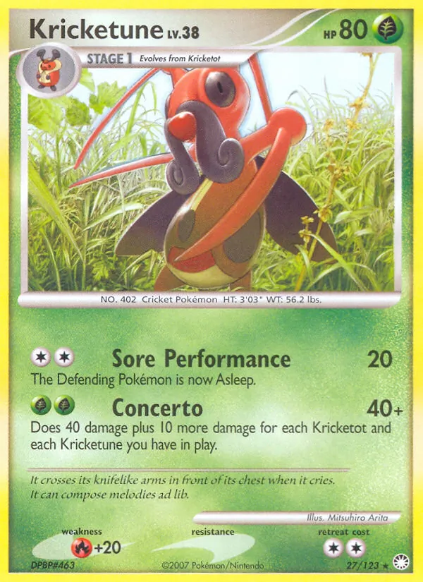 27 Kricketune – Mysterious Treasures
