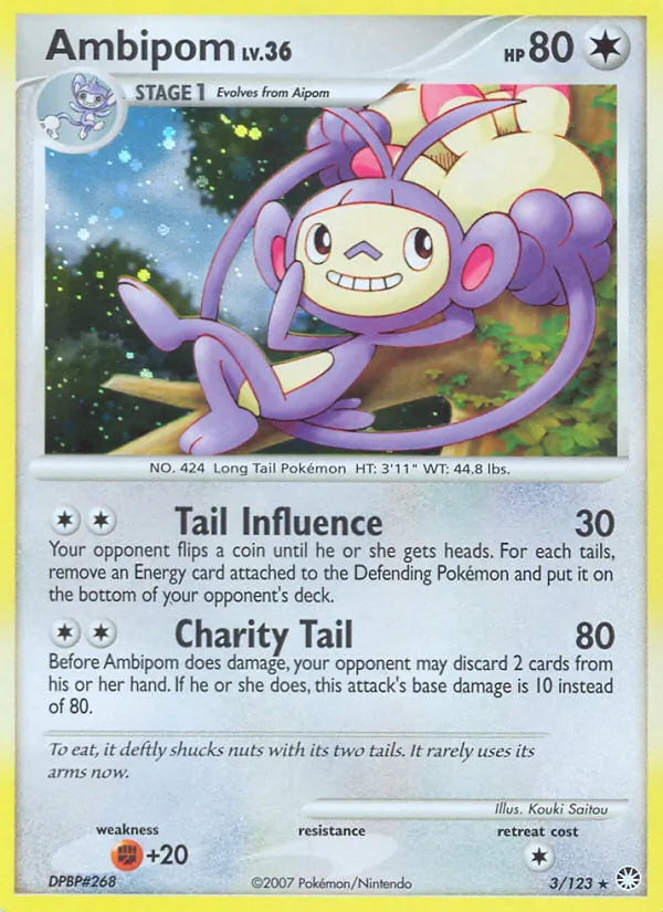 3 Ambipom – Mysterious Treasures