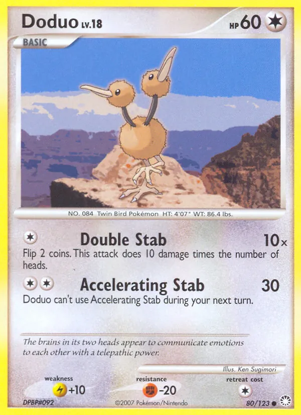 80 Doduo – Mysterious Treasures