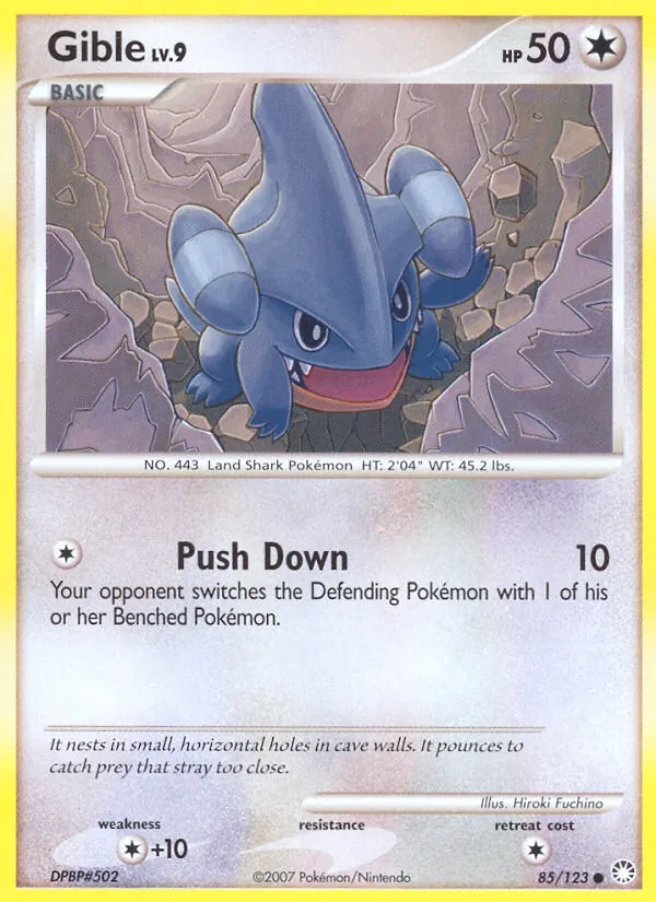 85 Gible – Mysterious Treasures