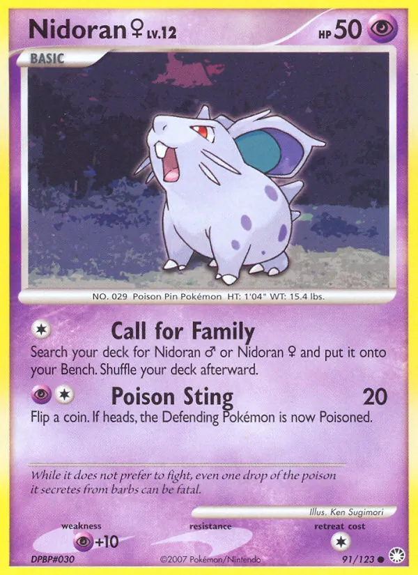 91 Nidoran♀ – Mysterious Treasures