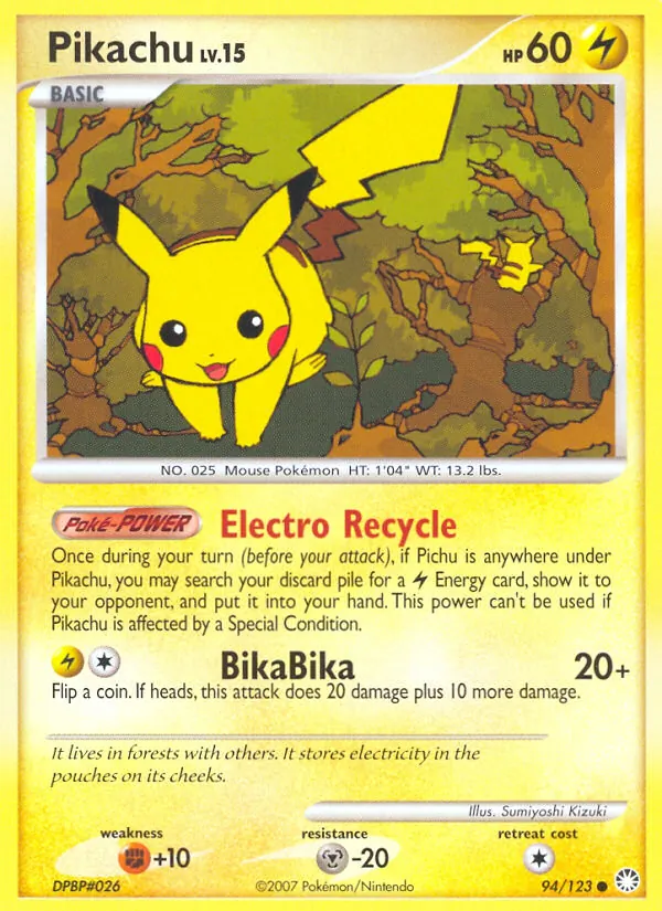 94 Pikachu – Mysterious Treasures