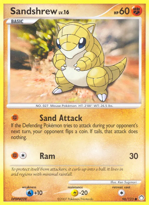 96 Sandshrew – Mysterious Treasures