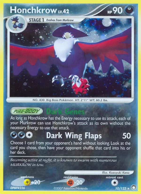 10-RH Honchkrow – Mysterious Treasures