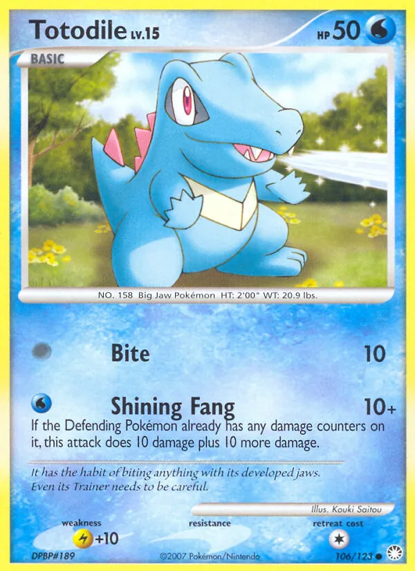 106-RH Totodile – Mysterious Treasures