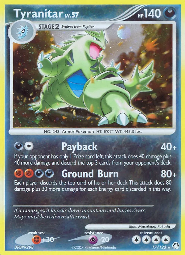 17-RH Tyranitar – Mysterious Treasures