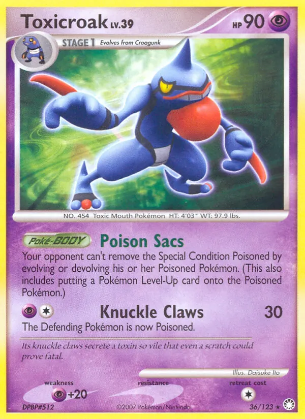 36-RH Toxicroak – Mysterious Treasures