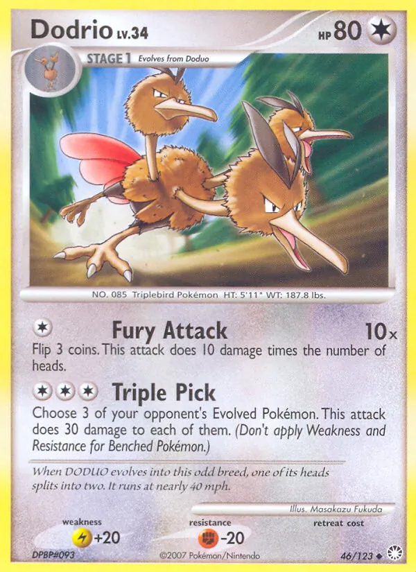 46-RH Dodrio – Mysterious Treasures